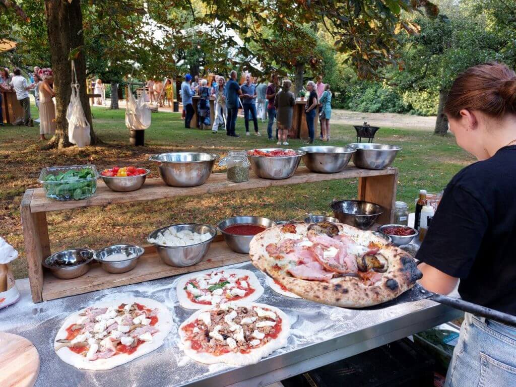 Italiaanse catering op evenement